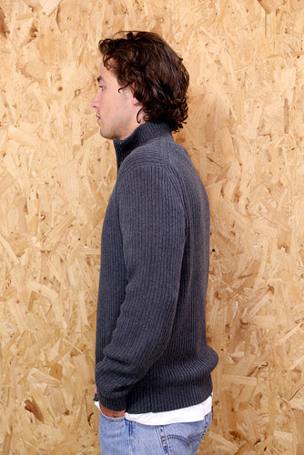 Calvin Klein Ribbed 1/4 Zip Jumper