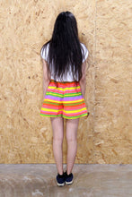 Bright Striped Casual Shorts