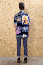 90s Short Sleeved Flower Photo Print Shirt