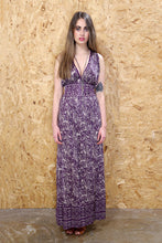 Bohemian Cold Shoulder Maxi Dress