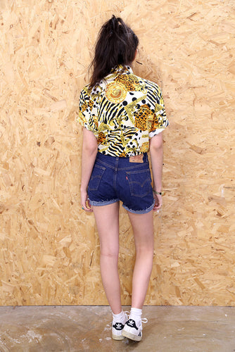 80s Animal Print Shirt