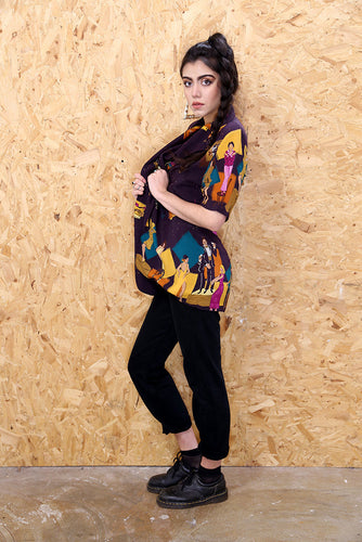 80s Printed Character Shirt