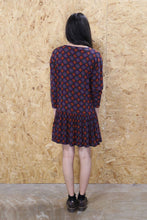 60s Printed Drop Waist Dress