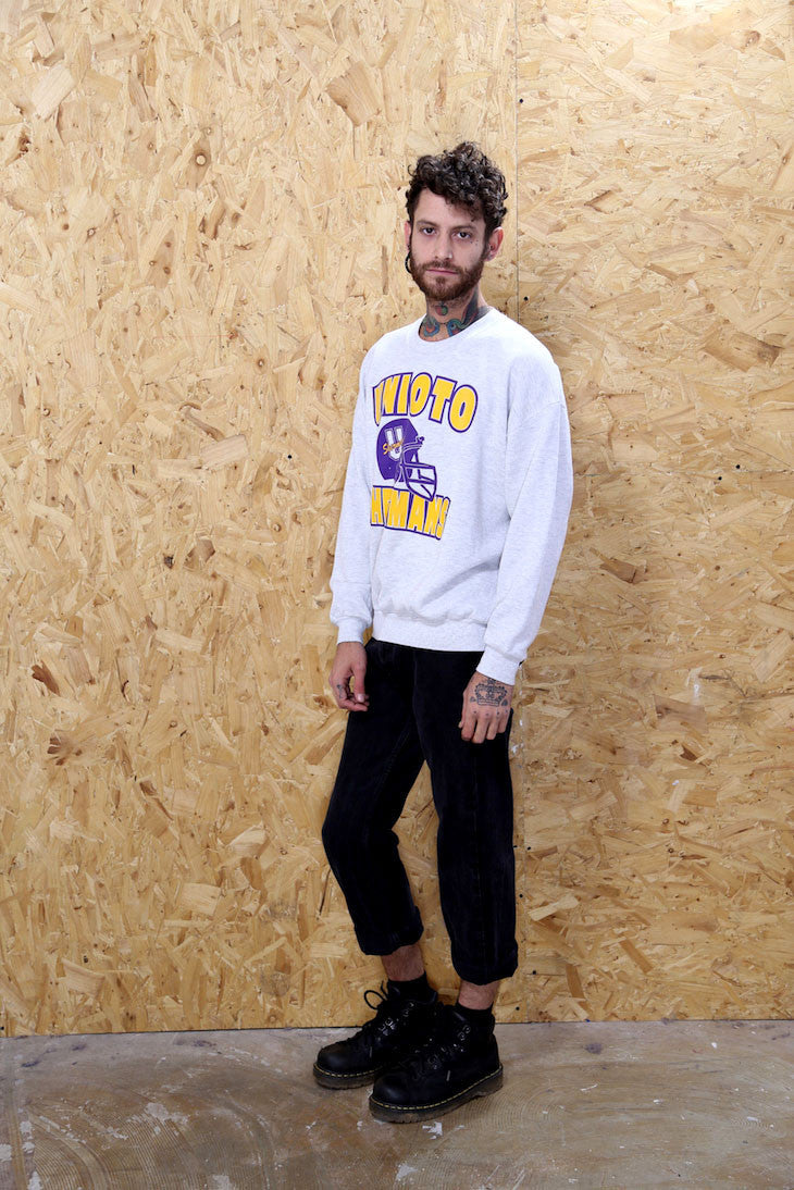 Baseball Print Sweater