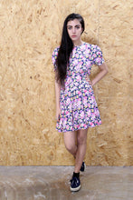 90s Floral Skater Dress
