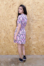 90s Floral Skater Dress
