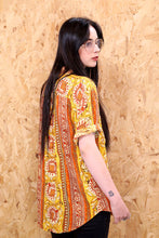 70s Garland Orange Striped Shirt