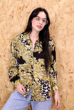 Filigree and Animal Print Shirt