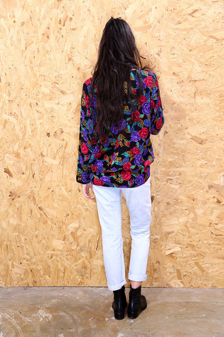 Floral Tie Front Top