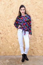 Floral Tie Front Top