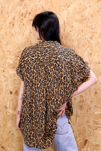 Animal Instincts Short Sleeved Leopard Print Shirt