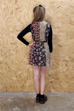 90s Patchwork Floral Shift Dress