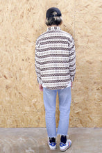 Cream Navajo Stripe Shirt