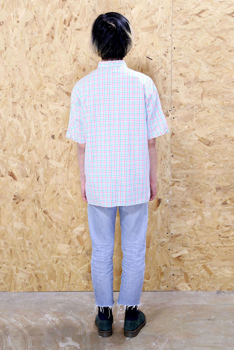 Blue and Pink Chequered Shirt
