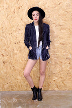 Crushed Velvet Blazer